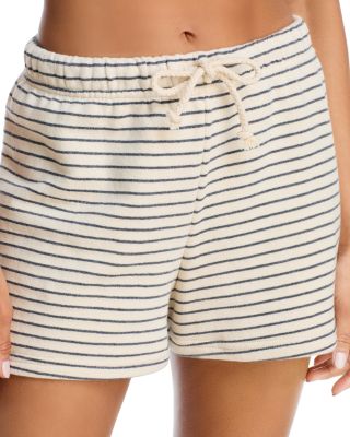 BennieFrench Terry Striped Shorts