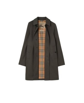 Mid-length Tropical Gabardine Camden Car Coat