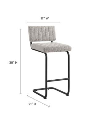  Parity Boucle Counter Stools Set of 2