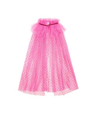 Girls' Raspberry Rhinestone Cape - Little Kid, Big Kid