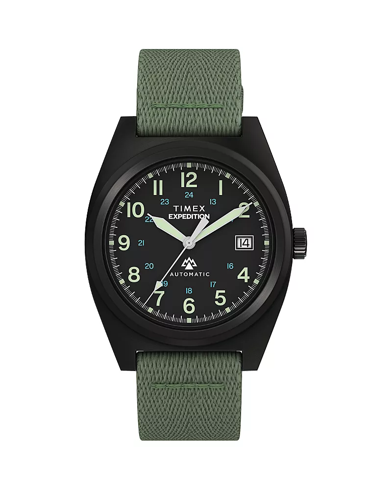 Timex Expedition Capstone Automatic Fabric Strap Watch, 39mm