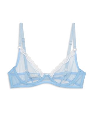 Sheer Tulle Underwire Demi Bra