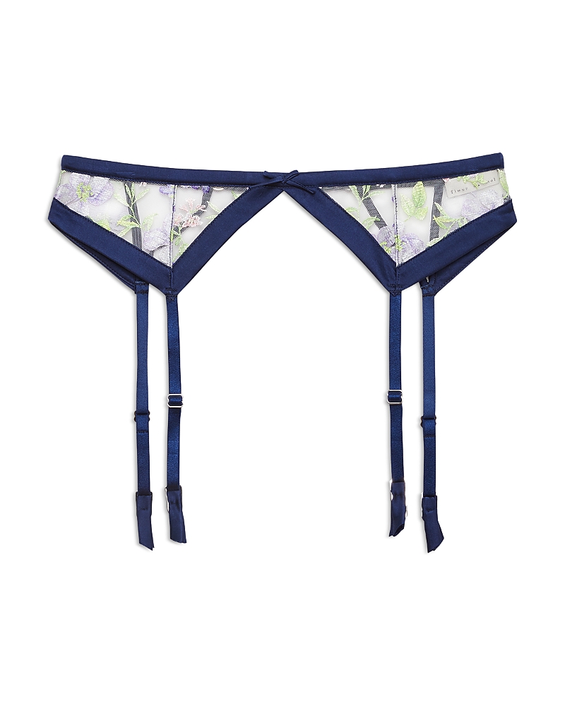 Fleur du Mal Elara Embroidery Garter Belt