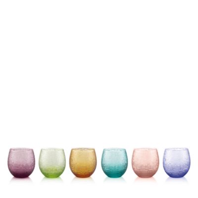 Speedy Water Tumblers - Multi, Set of 6