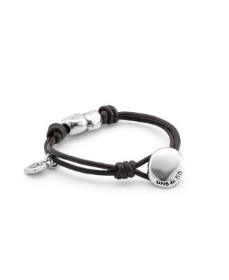  Adjustable Leather Heart Bracelet