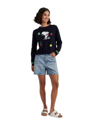  Women's Fruity Snoopy Sweater