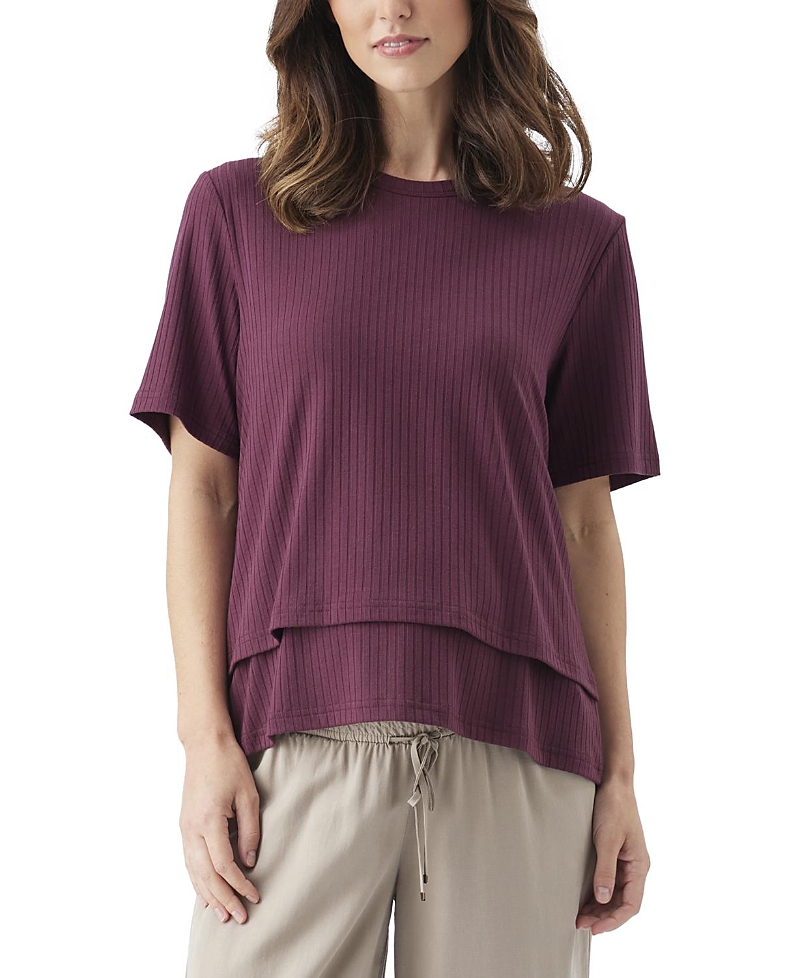 Ripe Maternity Mike Rib Nursing Top