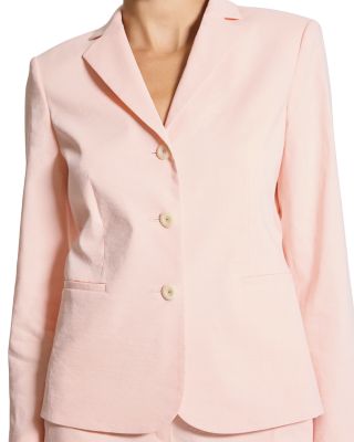 Shrunken Linen Blend Jacket 