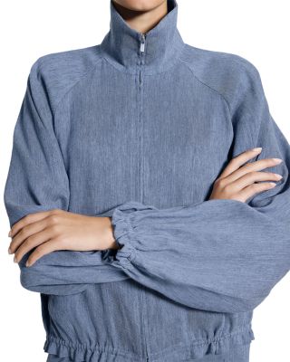 Ruffled Denim Jacket