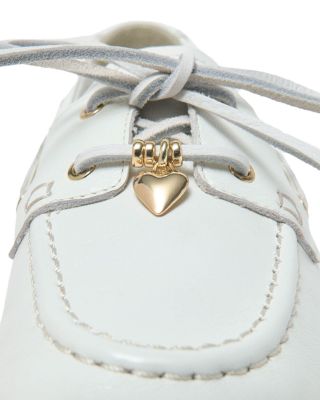 Women's Leather Boat Shoe Loafers