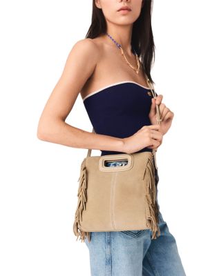 M Suede Fringe Bag