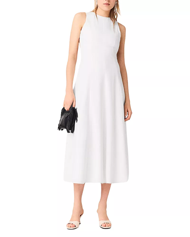 Maje Backless Midi Dress