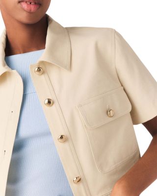 Short Sleeve Cropped Jacket