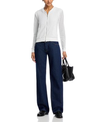 The Cutout Zip Up Sweater