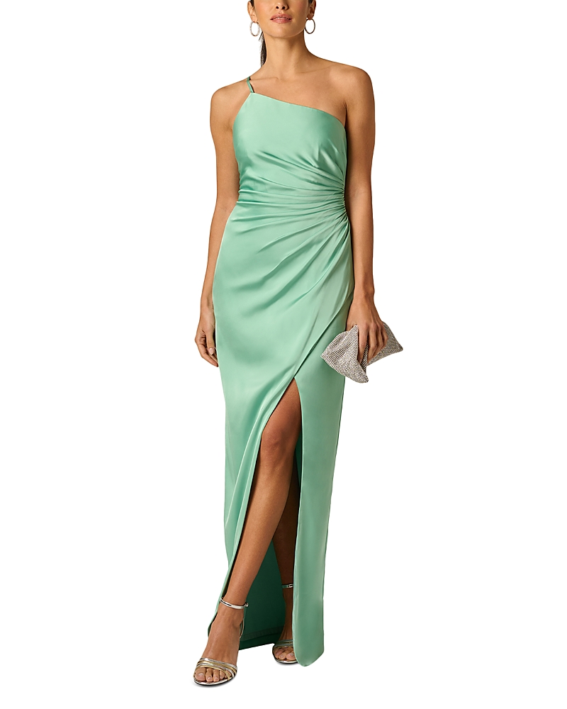 Adrianna By Adrianna Papell Stretch Satin Dress