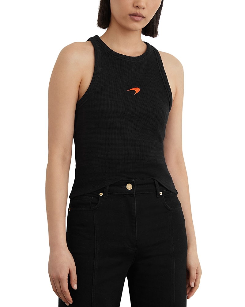 Reiss Lella Waffle McLaren Sleeveless Top
