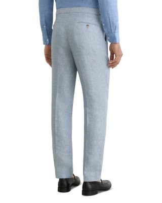 Atlantic Tailored Fit Linen Twill Suit Trousers