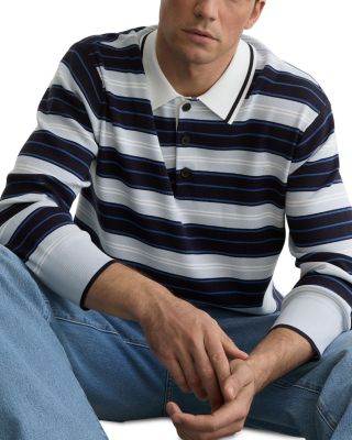 Relaxed Fit Stripe Polo Shirt