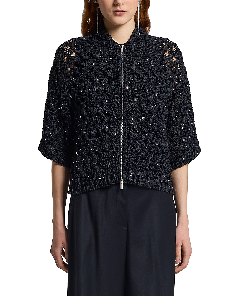 Peserico Knitted Sweater Jacket