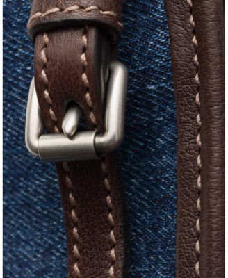 Bonnie Medium Denim and Leather Handbag