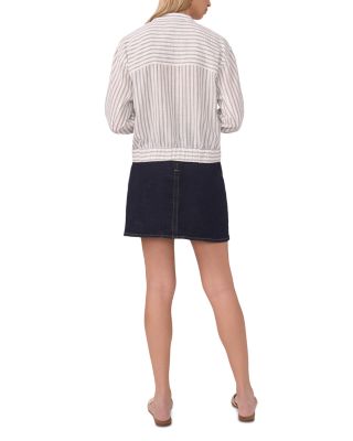 Snap Front Bomber Jacket 