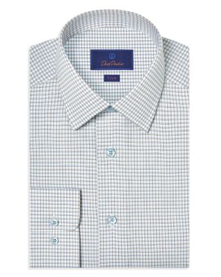 Trim Fit Dobby Check Dress Shirt