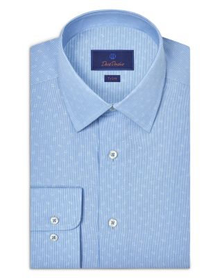 Trim Fit Diamond Dobby Dress Shirt