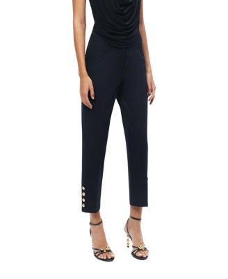 Gold Button Detail Pants