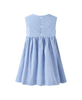  Girl's Chambray Bow Dress - Little Kid, Big Kid