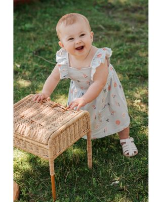 Girls' Seashell Print Bodysuit Dress - Baby