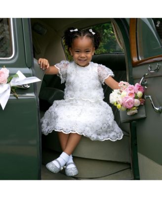 Girls' 3D Scalloped Sequin Dress - Little Kid, Big Kid