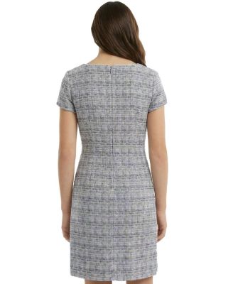 Girls' Short Sleeve Stretch Boucle Dress - Big Kid