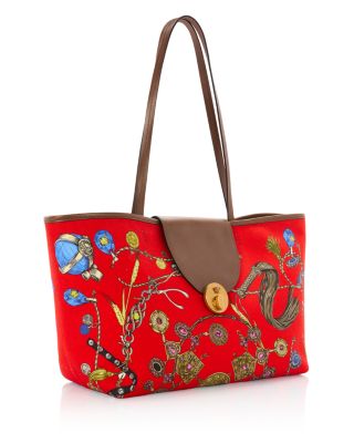 Small Embellished Cotton Tote Bag