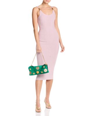 Small Embellished Suede Clutch