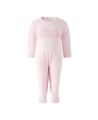  Girls' Pima Smocked Footie - Baby