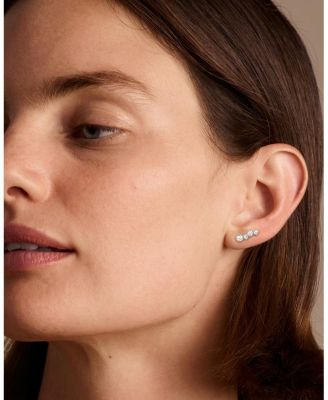  Cosmos Studs in 14K Gold, 1.22ctw Round Brilliant Lab Grown Diamond