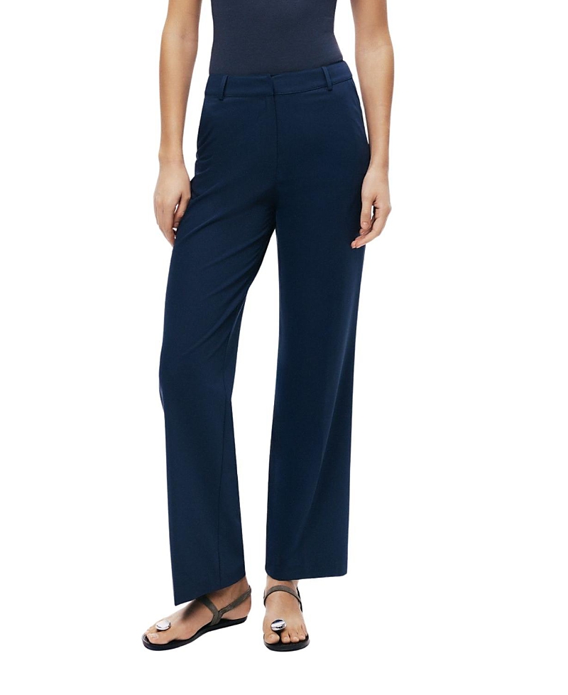 Nocturne Tailored Straight-Leg Pants