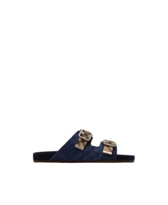  Men's Check Denim Urchin Sandals