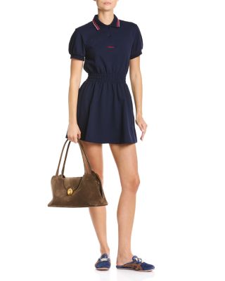 Medium Suede Shoulder Bag 