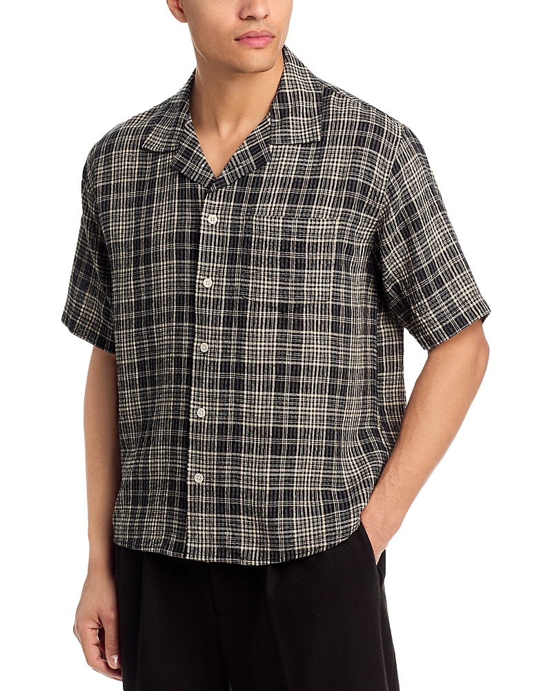 Corridor Plaid Seersucker Short Sleeve Shirt
