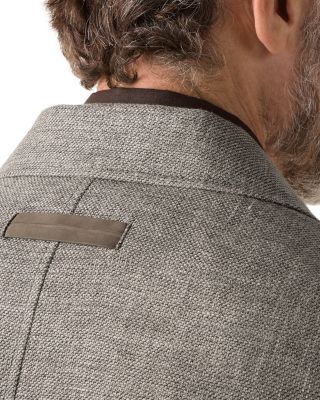 Slim Fit Cashmere Linen and Silk Chore Jacket