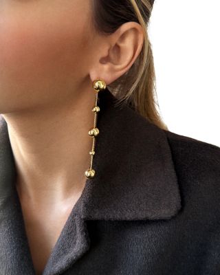 Blair Stationed Bead Linear Drop Earrings 