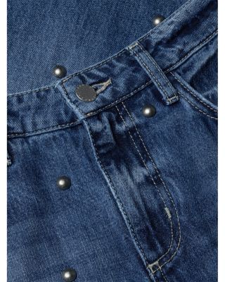 Bex High Rise Rodeo Studded Jeans in Solvang