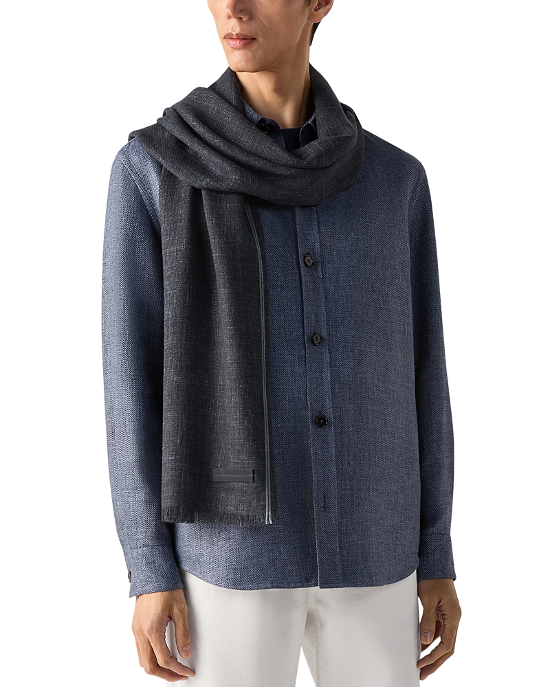 Zegna Cashmere and Linen Scarf