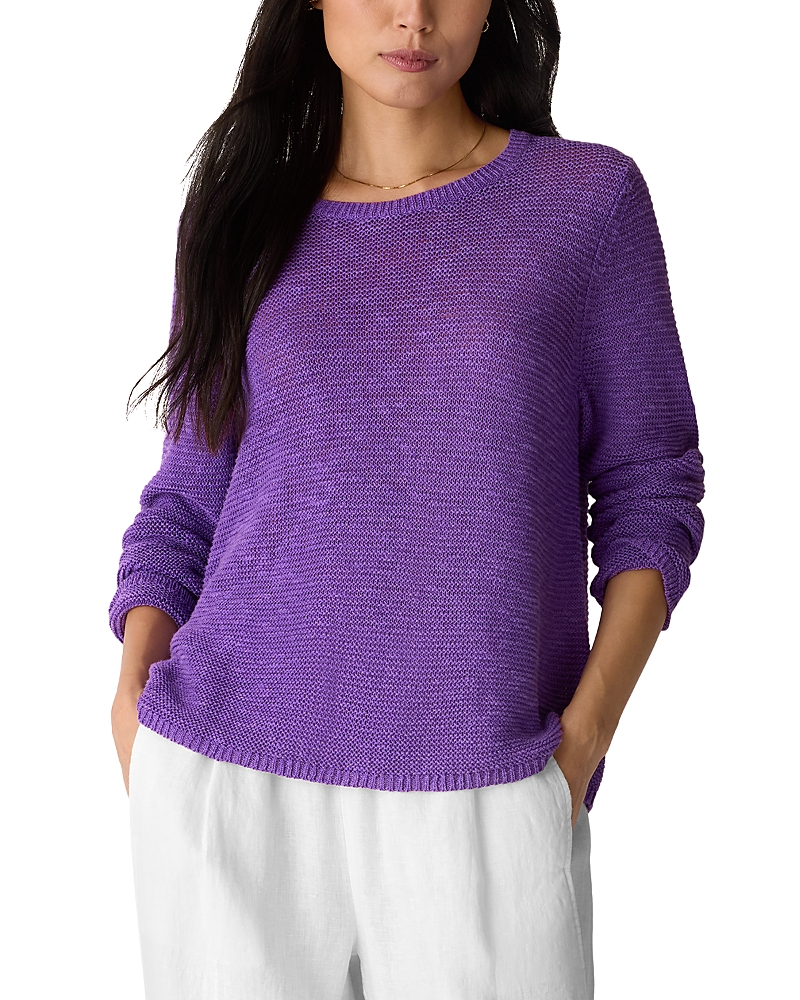 Eileen Fisher Crewneck Slub Sweater