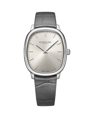 Toccata Heritage Mechanical Leather Strap Watch, 33mm x 38mm