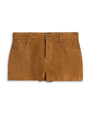 Suede Shorts