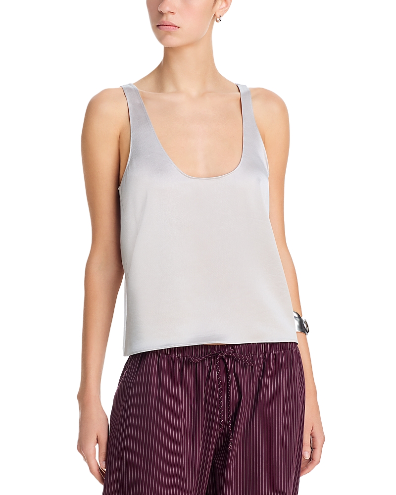 Leset Barb Scoop Neck Tank Top