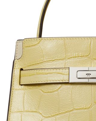 Lee Radziwill Embossed Leather Crossbody Bag
