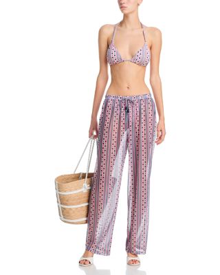 Drawstring Swim Cover-Up Pants - Exclusive